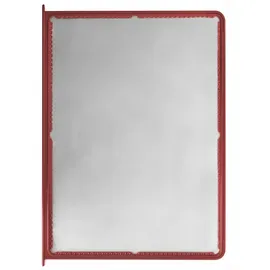Novus Sichttafel (DIN A4, klare Hartfolie) rot