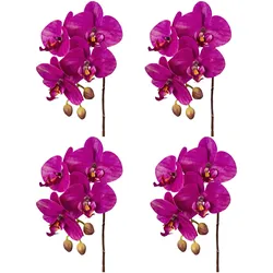 Kunstorchidee CREATIV GREEN "Orchidee Phalaenopsis", lila (orchidee), H:44cm, Kunstpflanzen, mit real-touch-Blüten