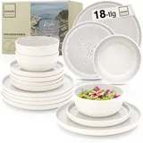 sänger Kreta Tafelservice 18-tlg. creme-blau
