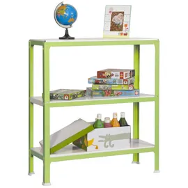 Proregal Wohnregal Living Koala Metal mit 3 Fachböden HxBxT 90 x 80 x 30 cm, Freizeit, Heimwerken, Werkstatt