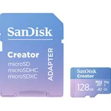 SanDisk Creator UHS-I v30 (1000 GB, microSDXC, U3, UHS-I), Speicherkarte, Blau