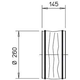 Helios Ventilatoren FM 250 Flexible Verbindungsmansch