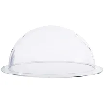 HMF Halbkugel aus Acryl mit Krempe, DIY Acrylhaube, Ø 20 cm, Transparent