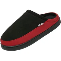 Mishansha Damen Memory Foam Pantoffeln Warme Unisex Hausschuhe für Winter Herren rutschfest Slipper Bequeme für Frau Gästepantoffel für Drinnen und Draußen, Rot 40 - 40 EU