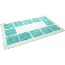 Mesana Karo Melange Blau 50 x 90 cm