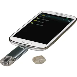 Hama FlashPen Laeta Twin 64 GB grau USB 2.0 00123926