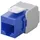 goobay Keystone Modul RJ45 CAT 6A UTP 500 MHz blau