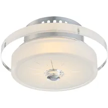 GLOBO Muster 1 x rund transparent, Glas