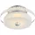 GLOBO Muster 1 x rund transparent, Glas