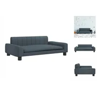 vidaXL Kindersofa Dunkelgrau 90x53x30 cm Stoff