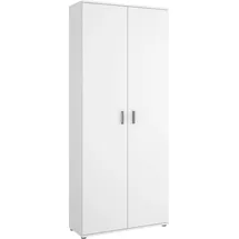 Dmora Forcola Mehrzweckgarderobe 78 x 35 x 190 cm Weiß