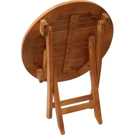 DEGAMO Beistelltisch Ø 48 x 45 cm Braun