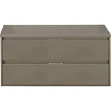Waschtischunterschrank Sanox Porto Frontfarbe cubanit grey 120 cm mit Waschtisch