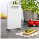 Gravidus Schneidebrett 7-tlg. Frühstücksbretter + Chromständer silberfarben