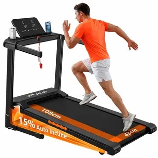 JAGJOG Laufband mit 1-14 km/h Geschwindigkeit für Flexibles Training