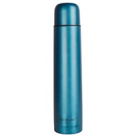 Michelino Isolierflasche 1 Liter Isolierkanne Thermoflasche, rostfreier Edelstahl, Farbauswahl blau