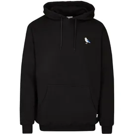 Cleptomanicx Kapuzenpullover 'Hooded Embro Gull 2' - schwarz, - S