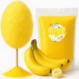 Aroma Banane Zucker Zuckerwatte Gelb 250g mit Geschmack Zuckerwattemaschine
