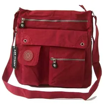 Jennifer Jones Leather Bag Street Umhängetasche Nylon rot ca. 31cm | Gr.: onesize