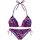 VENICE BEACH Triangel-Bikini Damen Blau/Pink 42 Cup C/D