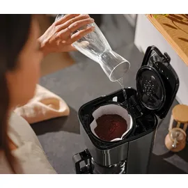 Tchibo Let‘s Brew Elegant Filterkaffeemaschine schwarz/silber