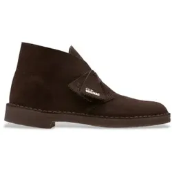 Clarks für Herren. 26179170 Braune Desert-Stiefel aus Leder (42), Wohnung, Wildleder, Schnürsenkel, Lässig