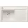 Blanco Zenar 45 S links Einbau von Oben weiß Excenterbetätigung 860 x 510 mm