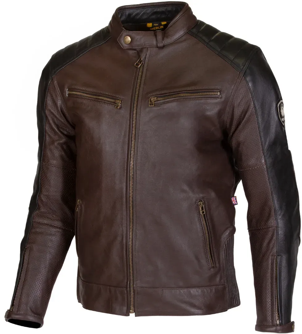 Merlin Chase II D3O Motorrad Lederjacke