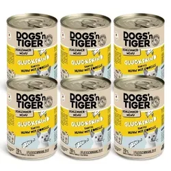 Dogs'n Tiger Glückskind Huhn & Forelle 6x400 g