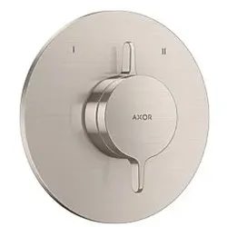hansgrohe AXOR One Mischer 48415800 Unterputz für 2 Funktionen, Edelstahl Finish