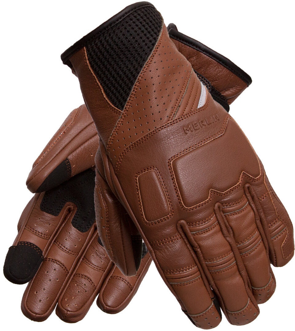 Merlin Salado Explorer Motorfiets handschoenen, bruin, S