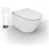 Bernstein PREMIUM 1102 Weiß - Smarte Technologie für Körperpflege und Hygiene, Fernbedienung, Sitzheizung, LED-Nachtlicht