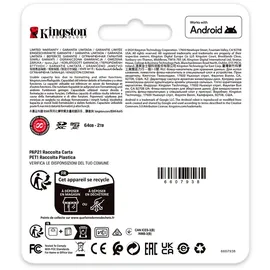 Kingston Canvas Go! Plus Gen4 128GB microSDXC Speicherkarte (200 MB/s, A2 U3)