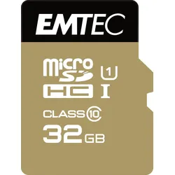 EMTEC Gold+ - Flash-Speicherkarte (SD-Adapter inbegriffen)