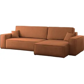 kaiser möbel Eckcouch Stoff 2-Sitzer Orange