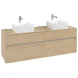 Villeroy & Boch Collaro Waschbeckenunterschrank C05200VJ 160 x 55 cm Nordic Oak