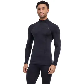 Falke Wool-Tech Zip Neck Long sleeve Shirt schwarz L