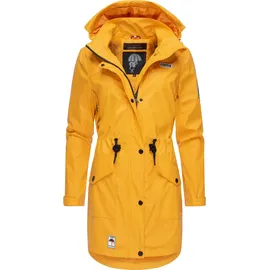 Navahoo Outdoorjacke "Deike", Damen, Gr. XS (34), braun (bernsteinfarben), Oberstoff: 50% Polyurethan, 50% Polyester. Futter: 100% Polyester.