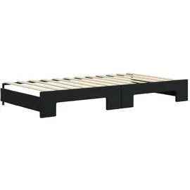 vidaXL Tagesbett 100 x 200 cm Schwarz