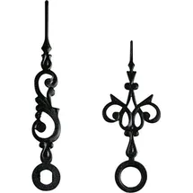 Selva Zeigerpaar Funkuhren Antik schwarz Minutenzeiger-L:45mm