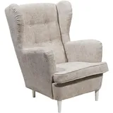 ed lifestyle Sessel HANS Webstoff 75 x 103 x 80 cm Beige