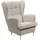 ed lifestyle Sessel HANS Webstoff 75 x 103 x 80 cm Beige