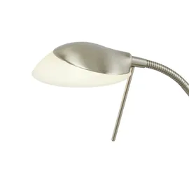 Fischer-Honsel LED-Stehleuchte 40074 160,0 cm Silber/Weiß