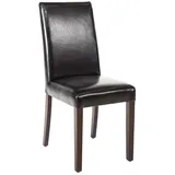 Bolero Esszimmerstühle Kunstleder schwarz (2 Stück)
