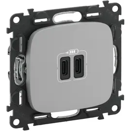 Legrand USB-Steckdose 2-fach Grau 1 St.