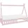 ML-Design Hausbett Tipi 90 x 200 cm Kiefer rosa