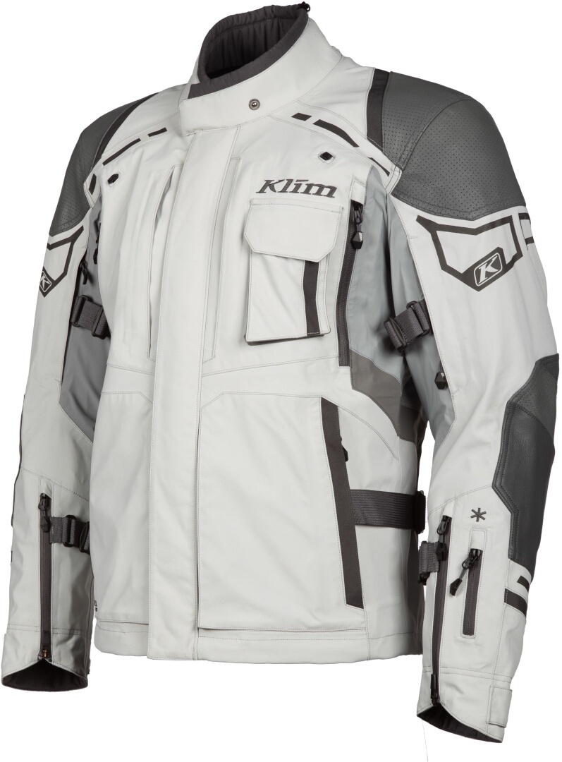 Klim Kodiak Motorrad Textiljacke, grau, Größe 27 für Männer