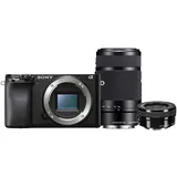 Sony A6100 + 16-50mm + 55-210mm (ILCE6100YB.CEC) | ✔️ ✅ Temporär mit 130 € gratis geschenkbox