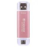 Transcend ESD310P Pink 512GB, USB-A 3.1/USB-C 3.1 (TS512GESD310P)