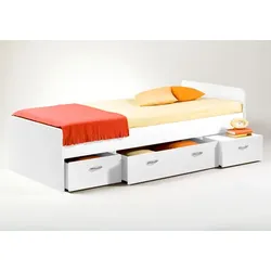 Boro Modernes Einzelbett mit Schubkästen 90 x 200 cm